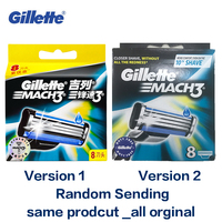 Oryginalna maszynka do golenia Gillette Mach 3 ostrza dla mężczyzn marki ostrze do golenia z 8 ostrzami 6